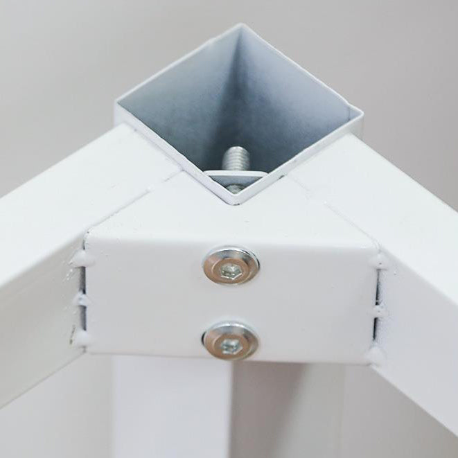 Contemporary Manufactured Wood Bar Table with Metal Base for Home