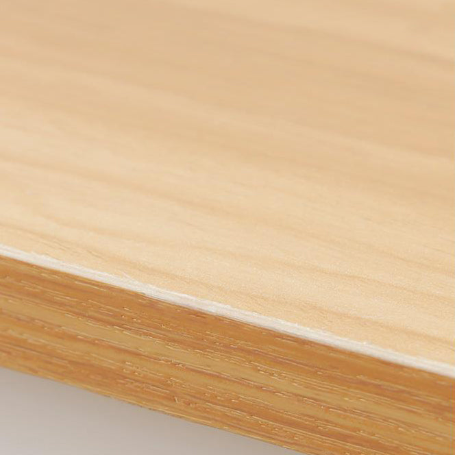 Contemporary Manufactured Wood Bar Table with Metal Base for Home