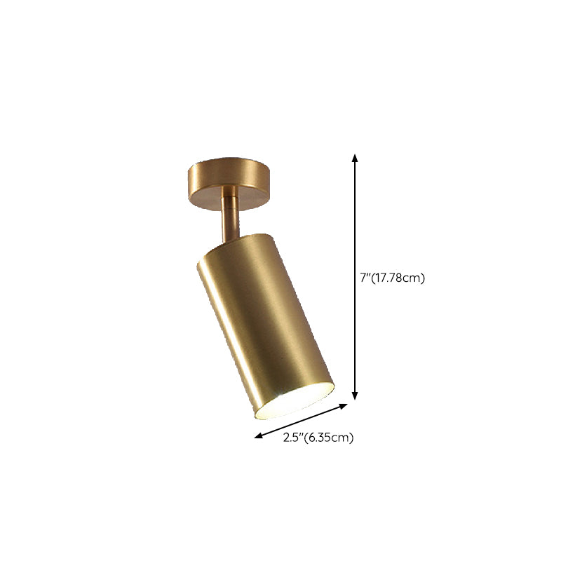 Contemporary Metal Ceiling Light Simple Flush Mount Light Fixture for Bedroom