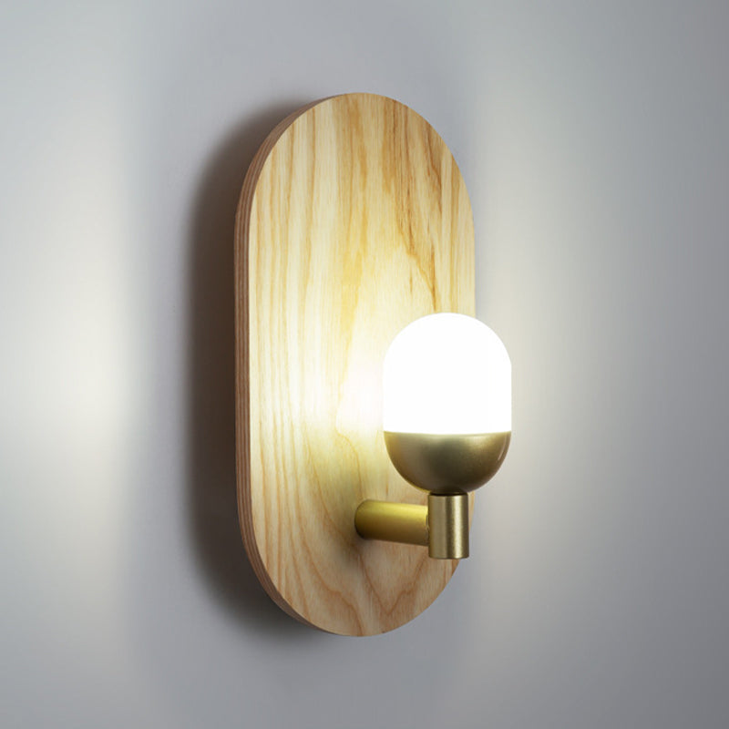 Modern Wall Light Sconces Wood 1 Light Wall Lighting Fixtures for Dining Room