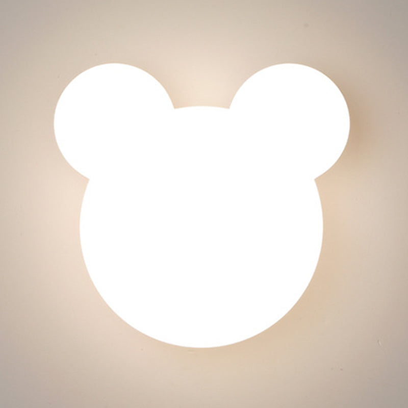 Modern Bear Shape Wall Light Sconces 1 Light Wall Lighting Fixtures for Dining Room