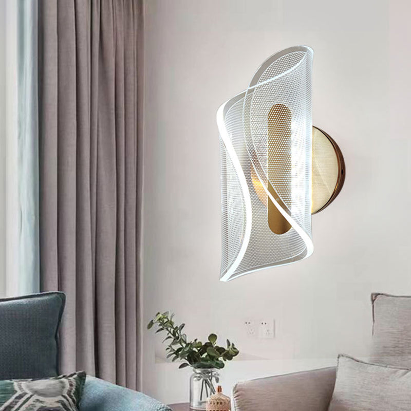 Unique Shape Wall Light Sconces 1 Light Wall Lighting Fixtures for Bedroom