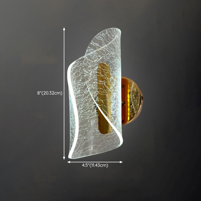 Unique Shape Wall Light Sconces 1 Light Wall Lighting Fixtures for Bedroom