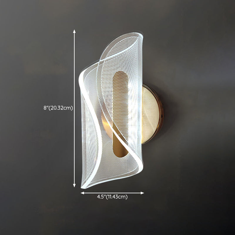 Unique Shape Wall Light Sconces 1 Light Wall Lighting Fixtures for Bedroom