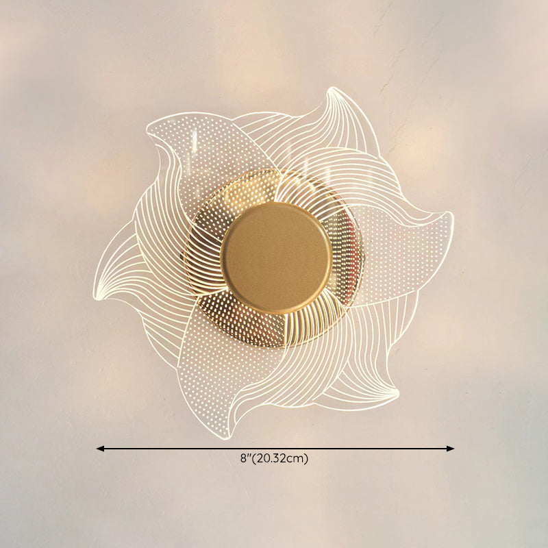 Modern Unique Shape Wall Light Sconces 1 Light Wall Lighting Fixtures for Bedroom