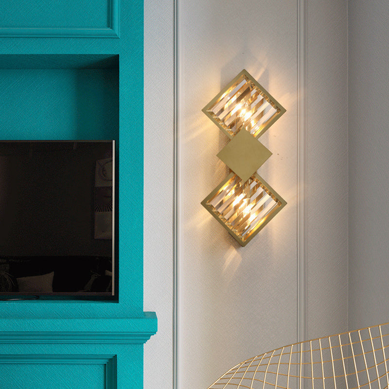 Unique Shape Wall Lighting Fixtures Modern 2 Lights Wall Light Sconces for Bedroom