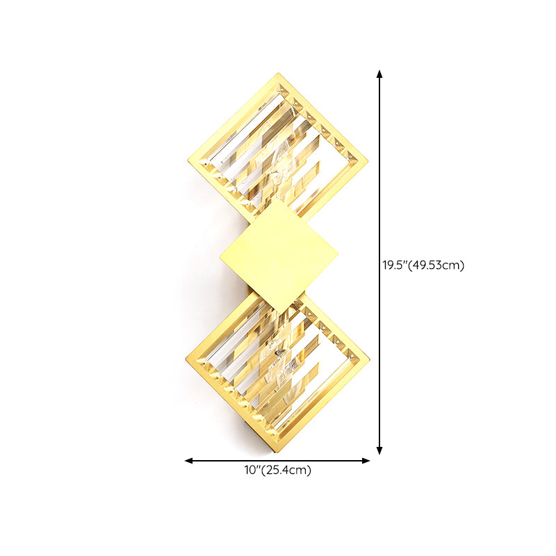 Unique Shape Wall Lighting Fixtures Modern 2 Lights Wall Light Sconces for Bedroom