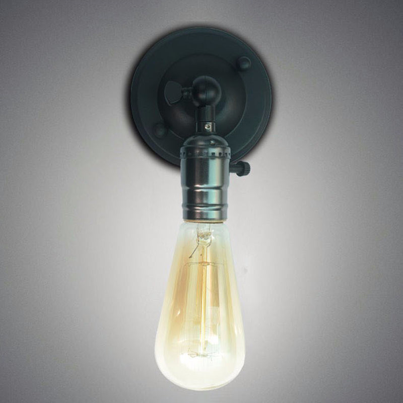 Contemporary Metal Wall Sconce Adjustable Linear Shape Wall Light for Living Room