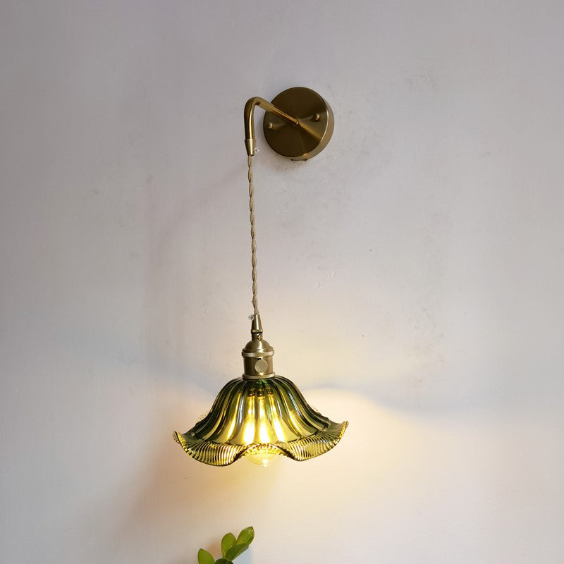 Postmodern Wall Light Sconce Colorful Glass Wall Light Fixture for Bedroom