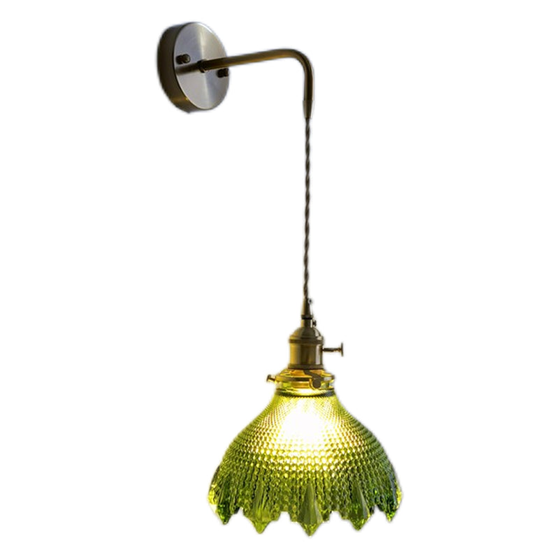 Postmodern Wall Light Sconce Colorful Glass Wall Light Fixture for Bedroom