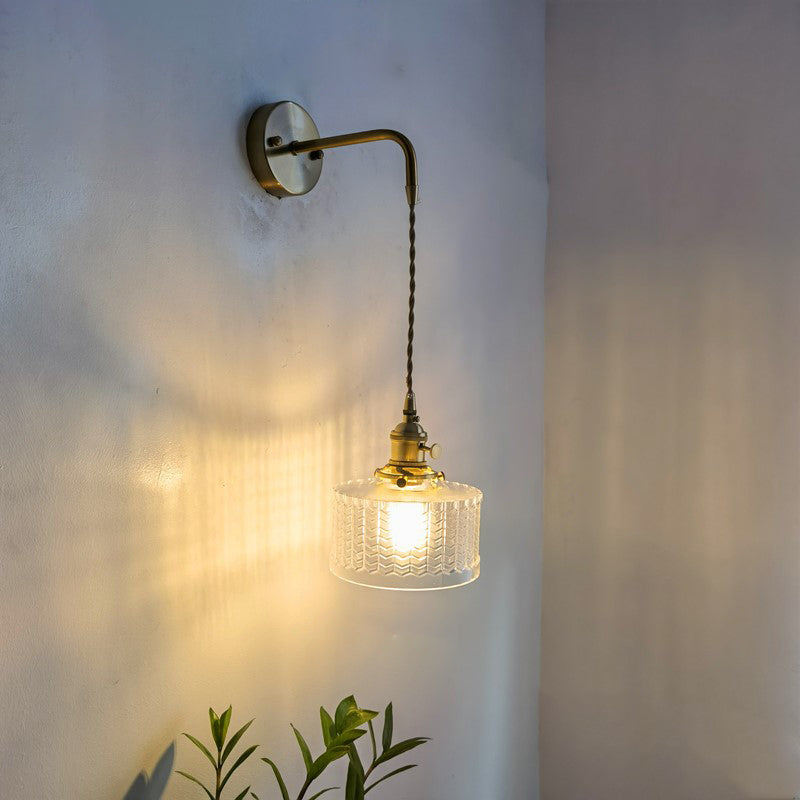 Postmodern Wall Light Sconce Colorful Glass Wall Light Fixture for Bedroom