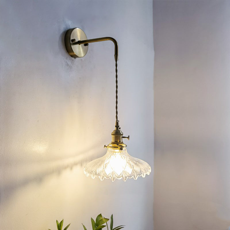 Postmodern Wall Light Sconce Colorful Glass Wall Light Fixture for Bedroom