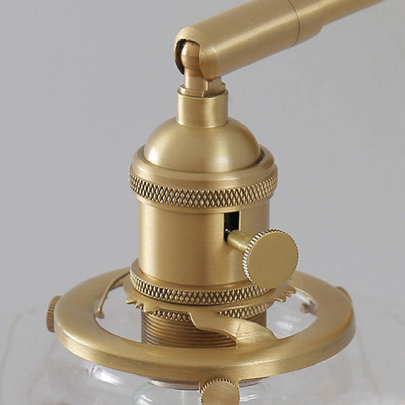 Modern Wall Light Sconce Colorful Glass Shade Wall Light Fixture for Bedroom