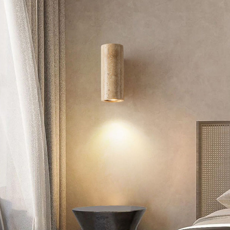 Single Contemporary Brown Unique Shape LED Bathroom Vanity Light