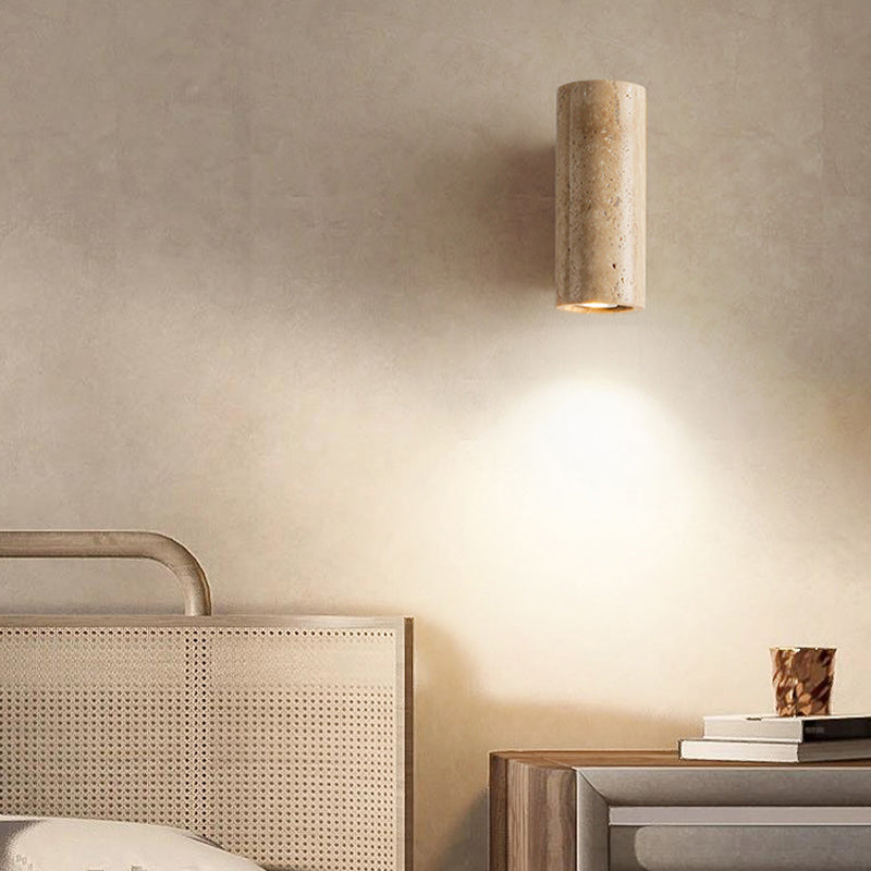 Single Contemporary Brown Unique Shape LED Bathroom Vanity Light