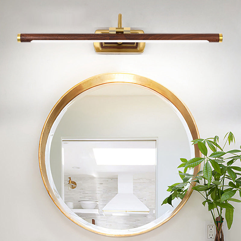 Postmodern Strip Shape Vanity Light with Acrylic Shade for Shower Room