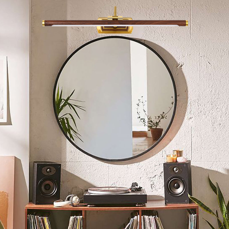 Postmodern Strip Shape Vanity Light with Acrylic Shade for Shower Room