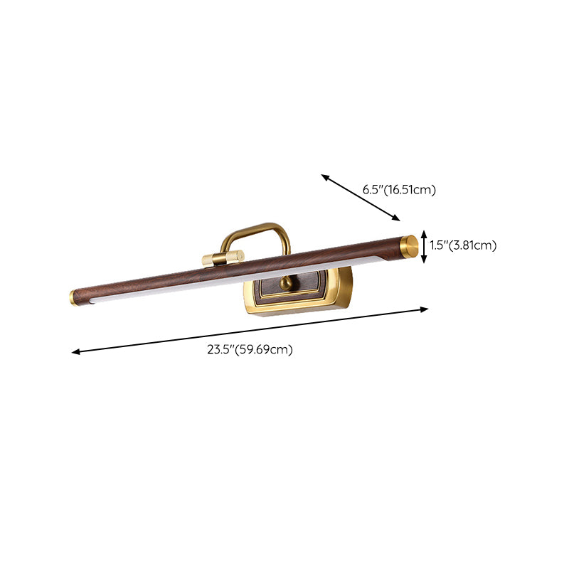 Postmodern Strip Shape Vanity Light with Acrylic Shade for Shower Room