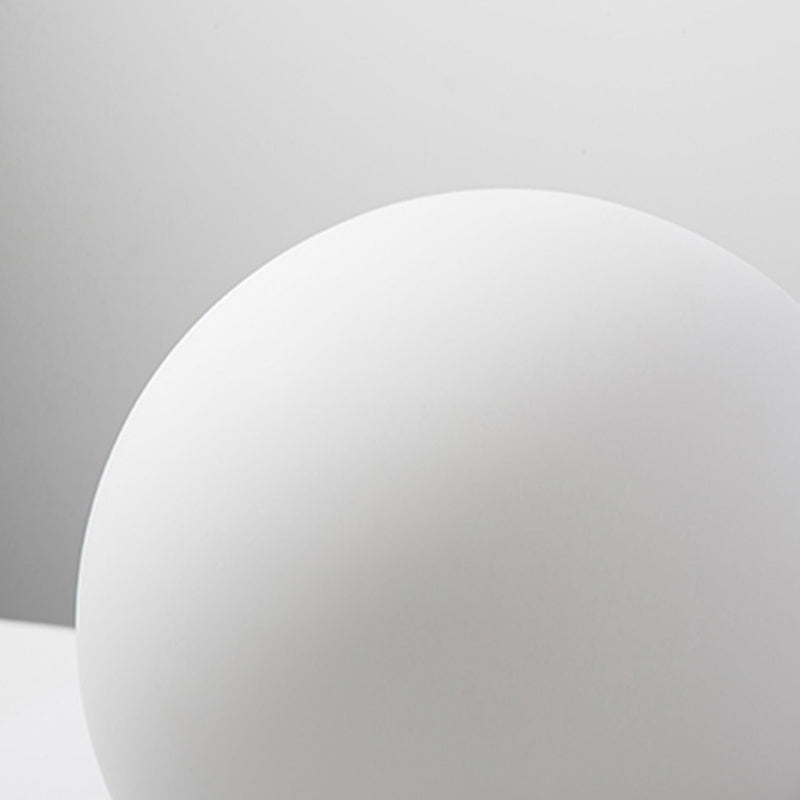 Postmodern Style Minimalist Metal Wall Light Sconce with Glass Shade for Washroom