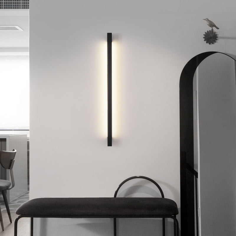 Modern Style Linear LED Wall Light Sconce with Acrylic Shade for Washroom