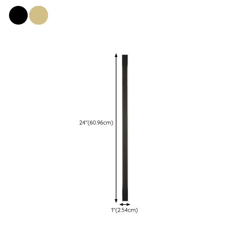 Modern Style Linear LED Wall Light Sconce with Acrylic Shade for Washroom