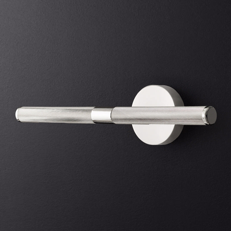 Modern Simple Metal Vanity Light Cylinder Shape 2-Lights for Shower Room