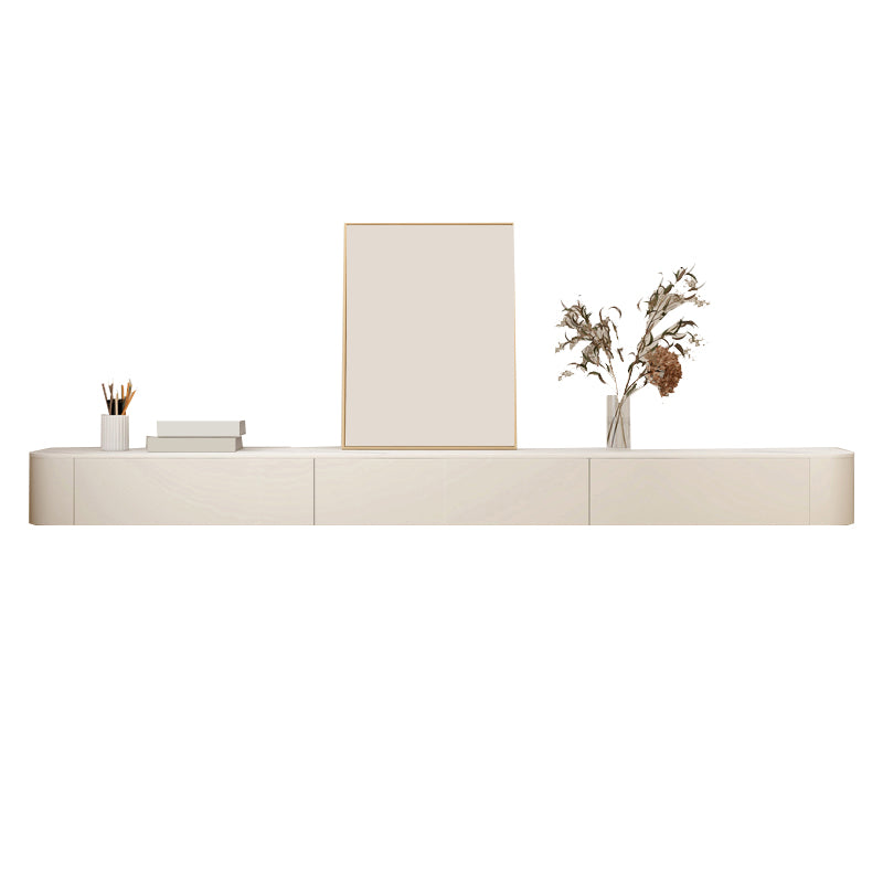 Stone Media Console Floating Media Console TV Stand with Drawers