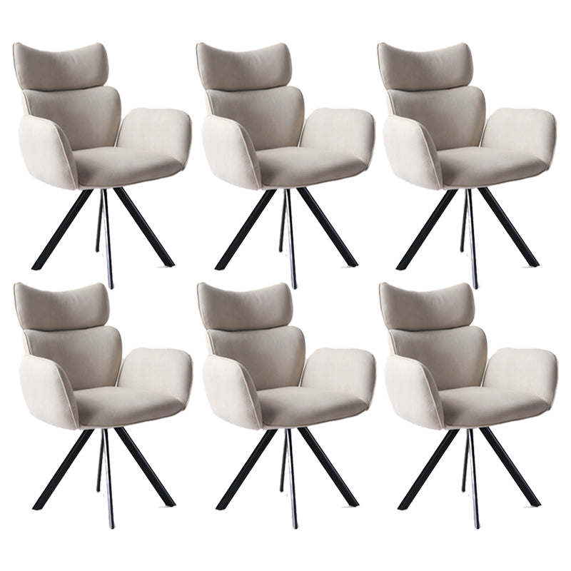 Armless Office Chair No Wheels Desk Chair for Living Room Home