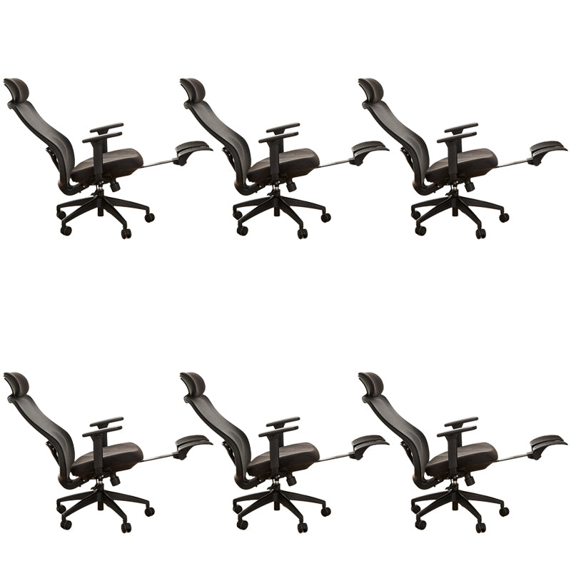 Modern Removable Arms Office Chair Tilt Mechanism Ergonomic Desk Chair with Wheels
