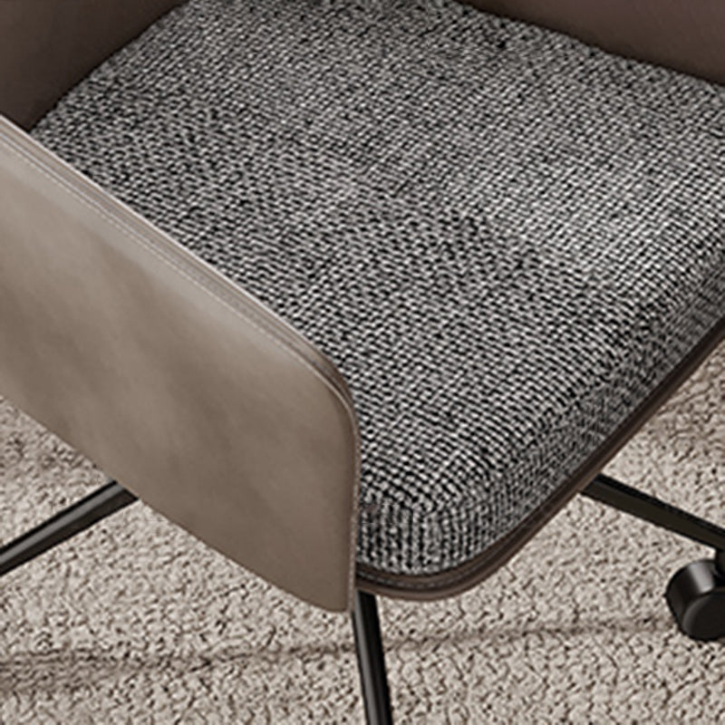Mid Back Office Chair Contemporary Swivel Rolling Task Chair