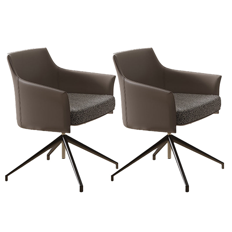 Mid Back Office Chair Contemporary Swivel Rolling Task Chair