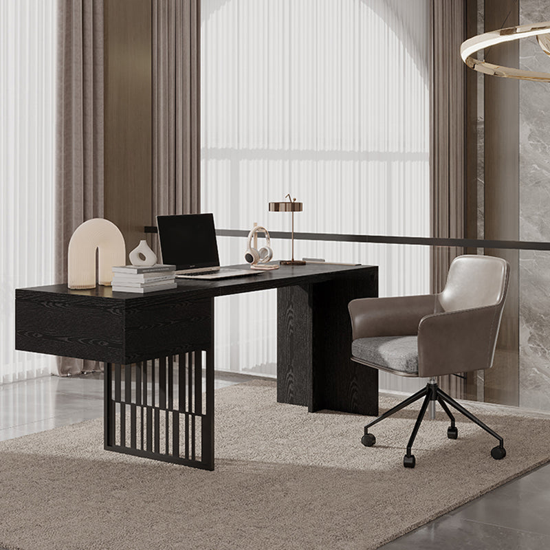 Mid Back Office Chair Contemporary Swivel Rolling Task Chair