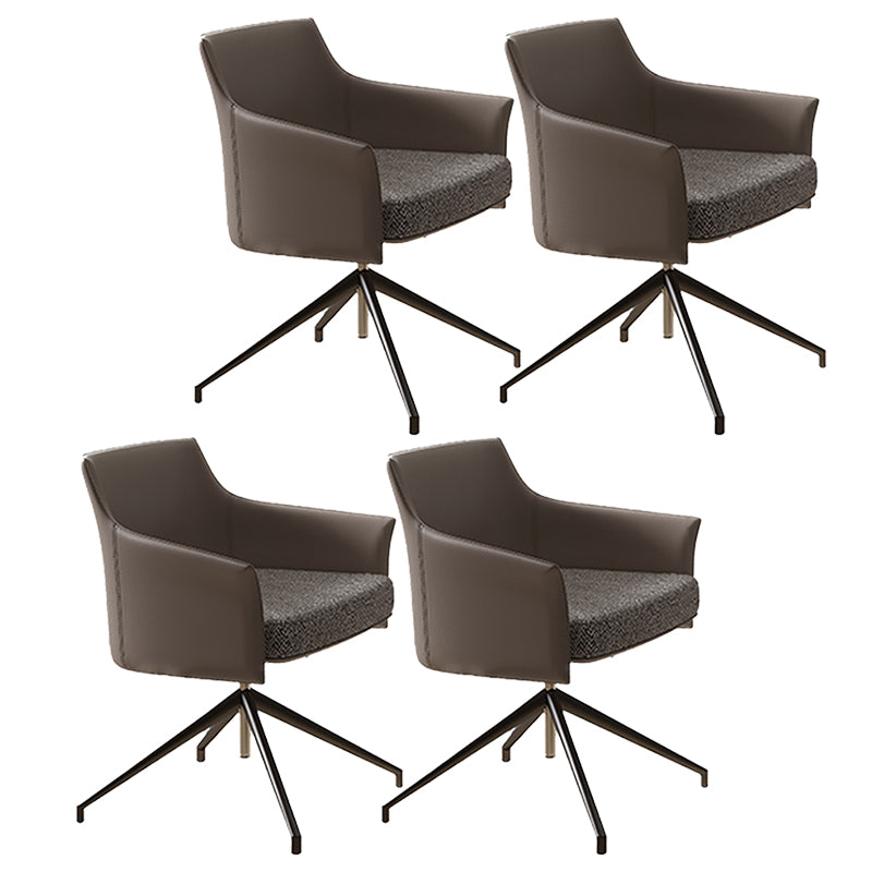 Mid Back Office Chair Contemporary Swivel Rolling Task Chair