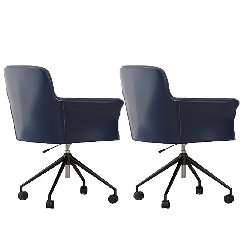 Mid Back Office Chair Contemporary Swivel Rolling Task Chair