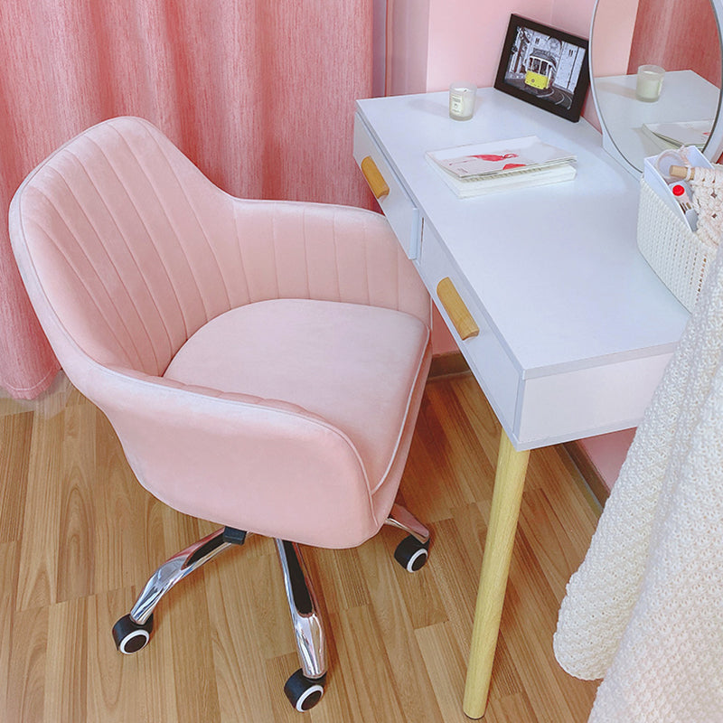 Modern Office Chair No Distressing Ergonomic Adjustable Seat Height Chair with Wheels