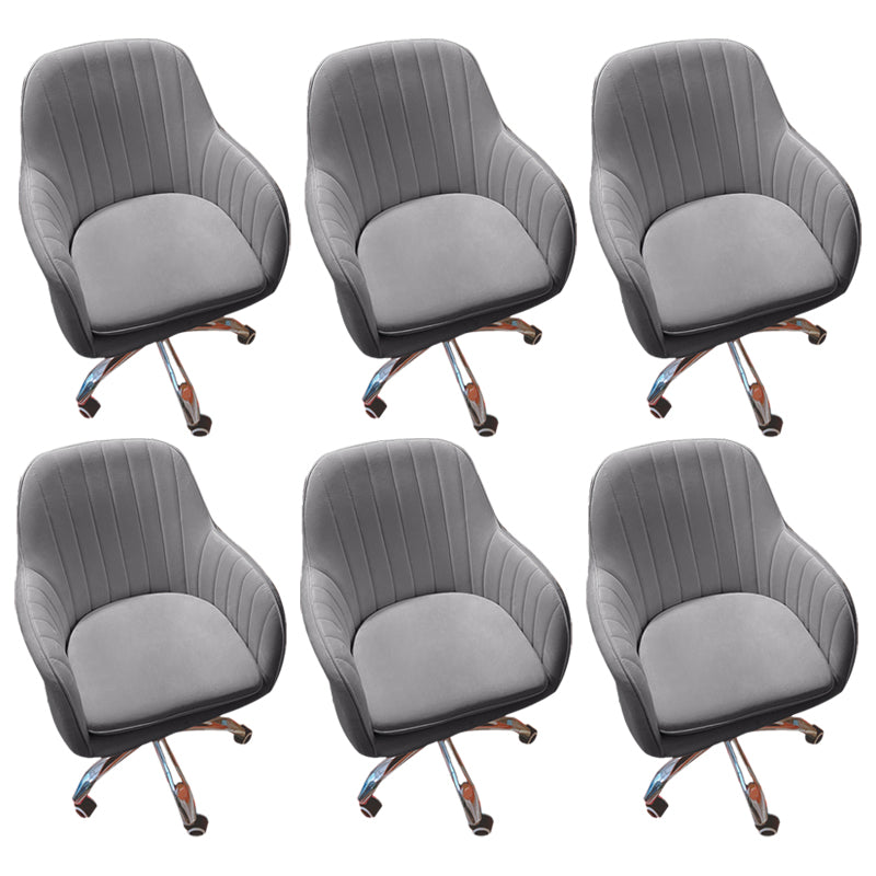 Modern Office Chair No Distressing Ergonomic Adjustable Seat Height Chair with Wheels