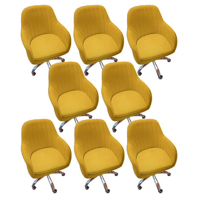 Modern Office Chair No Distressing Ergonomic Adjustable Seat Height Chair with Wheels