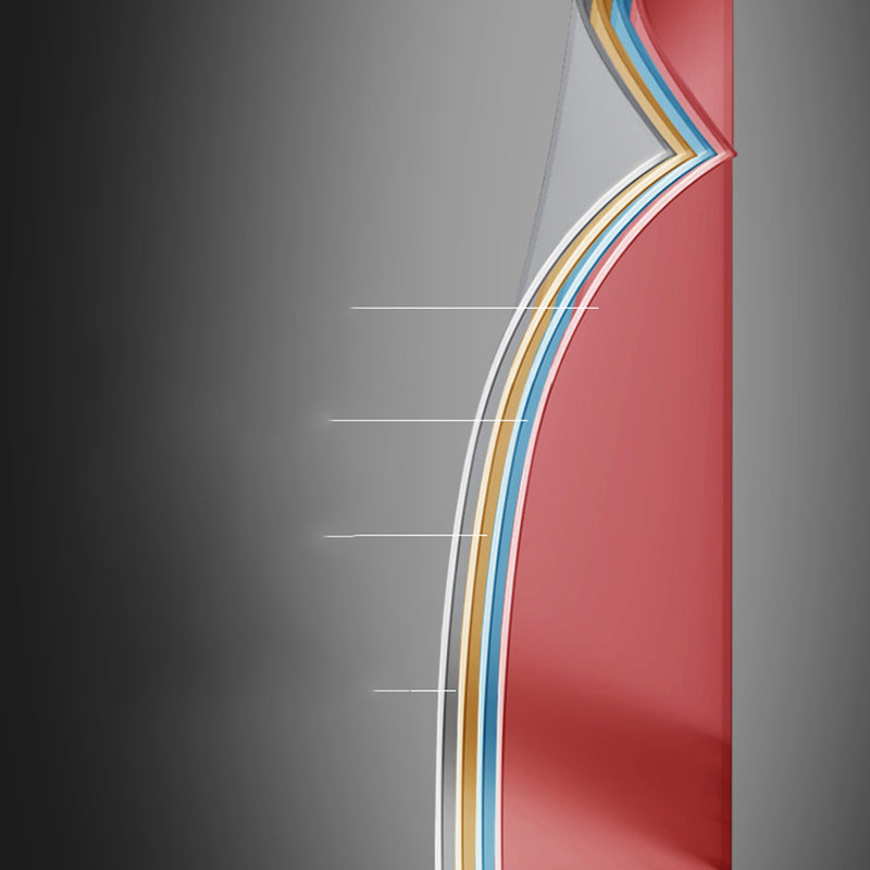 Modern Closed Back Vertical Bookshelf Metal Bookcase for Office