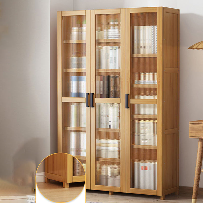Vertical Engineered Wood Bookshelf Contemporary Closed Back Bookcase