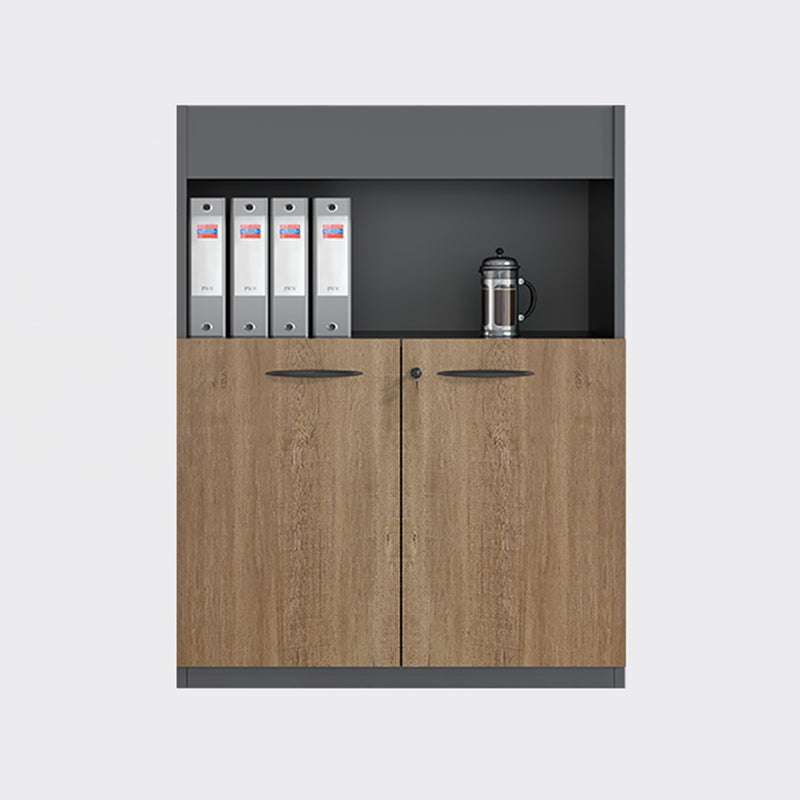 Modern Lateral File Cabinet Wood Filing Cabinet with Locking Storage