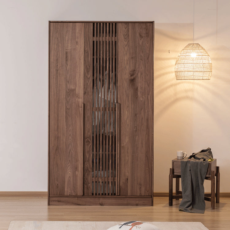 Hinged Modern Wardrobe Armoire Wooden Wardrobe Cabinet with Drawer