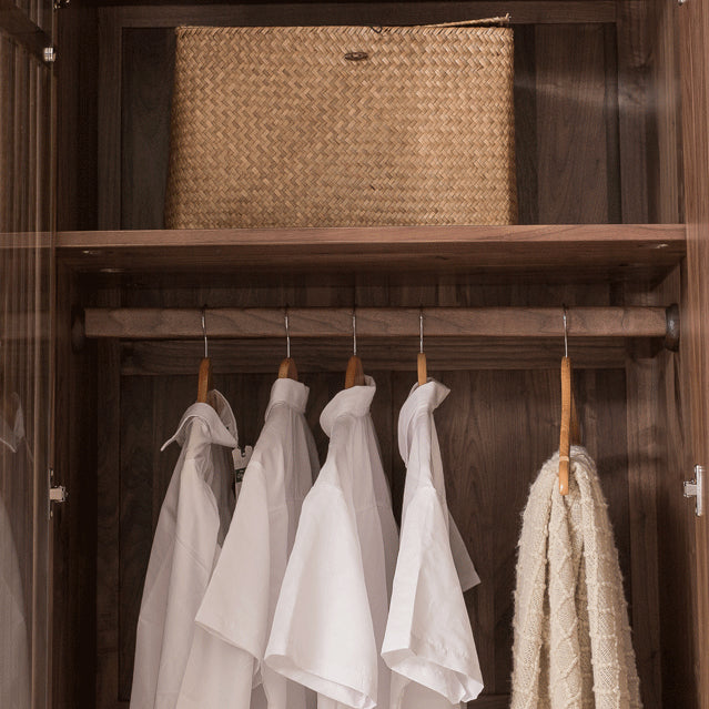 Hinged Modern Wardrobe Armoire Wooden Wardrobe Cabinet with Drawer