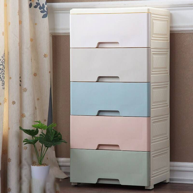 Bedroom Drawers Wardrobe Cabinet Modern Plastic Storage Cabinet