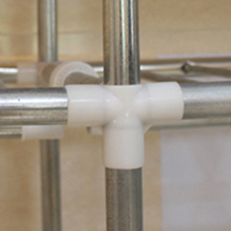 Rectangular Metal Wardrobe Industrial Style Simple Bedroom Wardrobe Closet