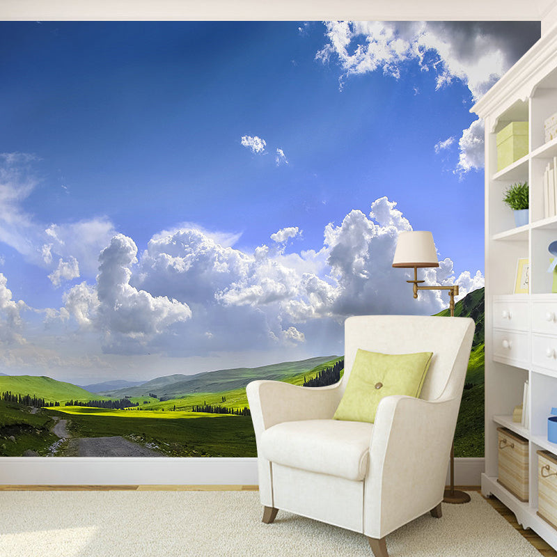 Landscapes Photography Mildew Wall Mural Horizontalt for Living Room