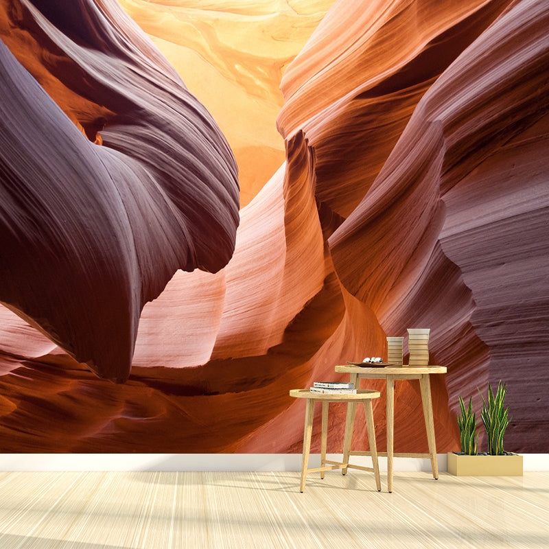 Canyon Photography Pattern Mildew Wall Mural Horizontalt for Living Room