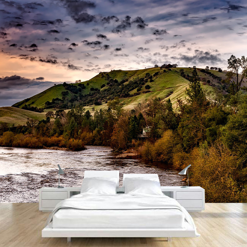 Photography Pattern Mildew Wall Mural Landscapes Horizontalt for Living Room