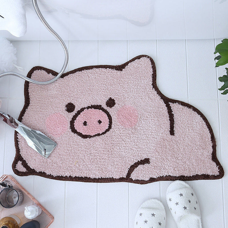 Novelty Animal Pattern Area Carpet Imitation Cashmere Modern Non-Slip Backing Indoor