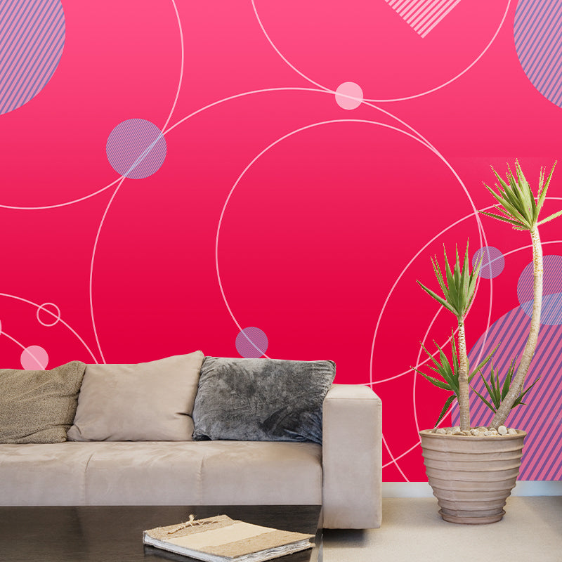 Illustration Environment Friendly Mural Wallpaper Geometric Pattern Living Room Wall Mural