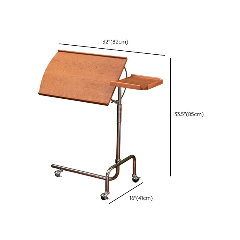 Adjustable Coffee Cocktail Table for Living Room with Metal Base